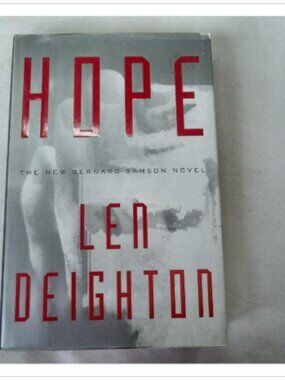 Hope Len Deighton 1995 First Edition Hardcover Book Vintage Novel Read Classic